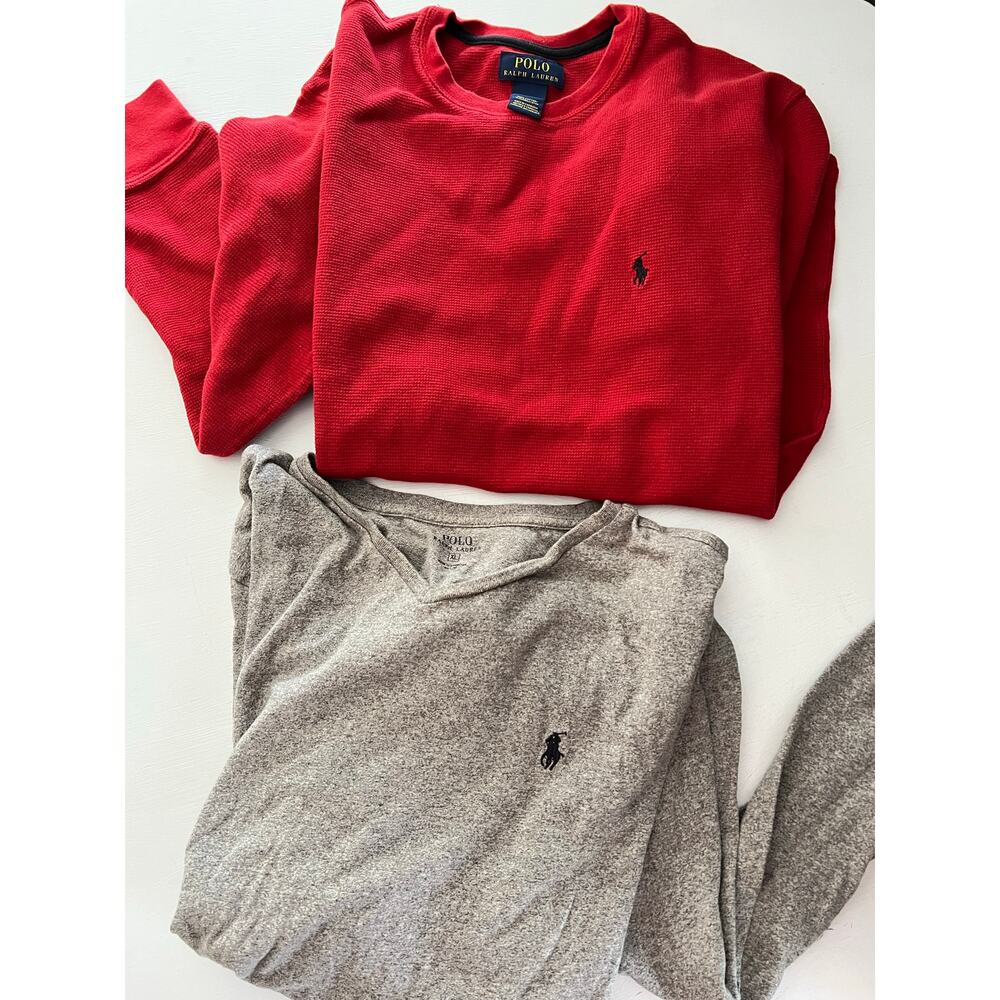 Polo Ralph Lauren Thermal & T-shirt Long Sleeves Men’s XL Lot of 2